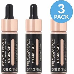 Revolution Starlight Liquid Highlighter - 3 Pack New Sealed Retail:$11/each